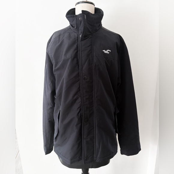 Hollister Other - NWT Hollister Men’s All Weather Jacket with zipper, Size XL - Navy Blue